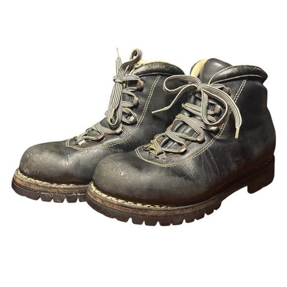 Vintage Standard Limmer Hiking Boots Men’s Size 7.5 Handmade Leather Trail Boots main image 9